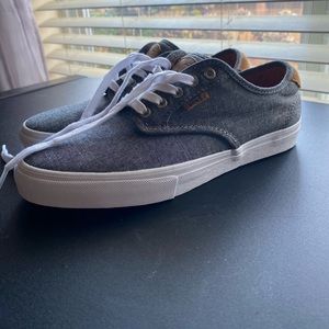 vans chima pro cord chambray skate shoes